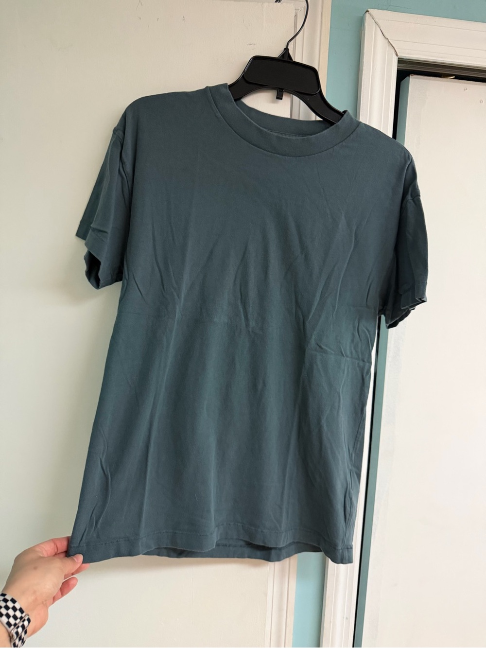 Classic Crew Neck T-Shirt - Slate Blue